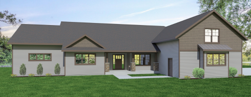 Mineral Point Ranch w/ Loft Craftsman